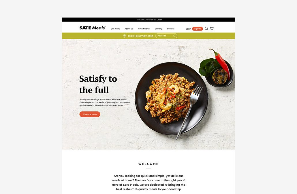 Sate Meals Website