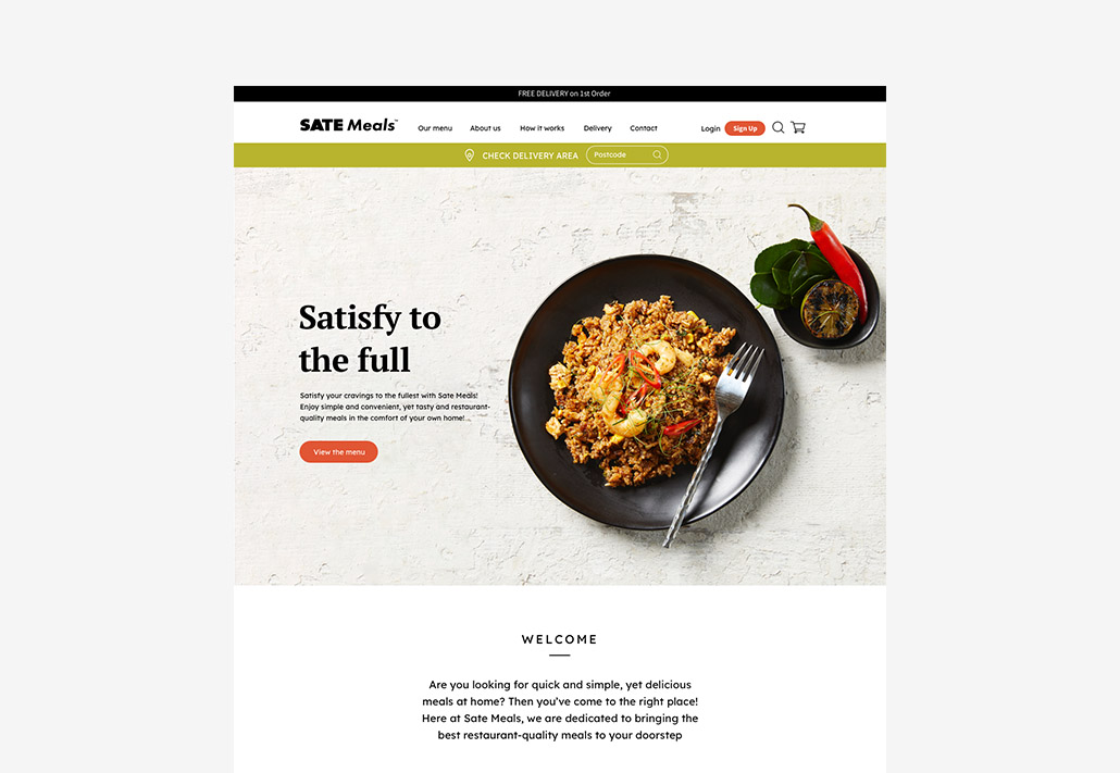 Sate Meals Website